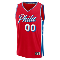 Philadelphia 76ers Fanatics Fast Break Custom Jersey Icon Edition Red