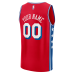 Philadelphia 76ers Fanatics Fast Break Custom Jersey Icon Edition Red