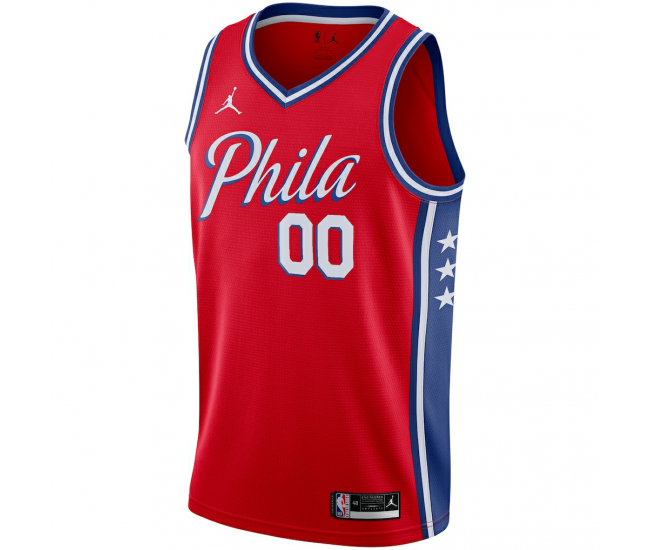 Philadelphia 76ers Jordan Brand Swingman Custom Jersey Statement Edition Red