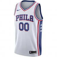 Philadelphia 76ers Nike 2020 21 Swingman Custom Jersey Association Edition White