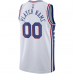 Philadelphia 76ers Nike 2020 21 Swingman Custom Jersey Association Edition White