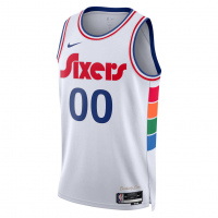 Philadelphia 76ers Nike Unisex 2024 25 Custom Swingman Jersey City Edition White
