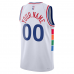Philadelphia 76ers Nike Unisex 2024 25 Custom Swingman Jersey City Edition White