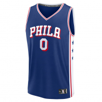Tyrese Maxey Philadelphia 76ers Fanatics Fast Break Replica Jersey Icon Edition Royal