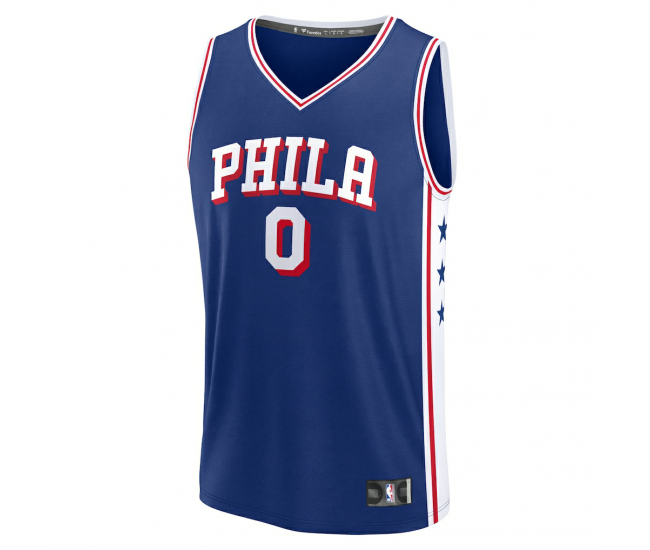 Tyrese Maxey Philadelphia 76ers Fanatics Fast Break Replica Jersey Icon Edition Royal