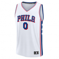Tyrese Maxey Philadelphia 76ers Fanatics Fast Break Replica Player Jersey Association Edition White