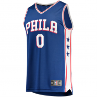 Tyrese Maxey Philadelphia 76ers Fanatics Fast Replica Jersey Royal Icon Edition