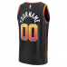 Phoenix Suns Fanatics Fast Break Custom Replica Jersey Black Statement Edition