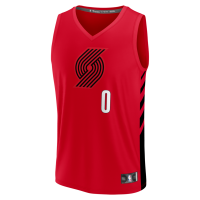 Damian Lillard Portland Trail Blazers Fanatics Fast Break Replica Jersey Red Statement Edition