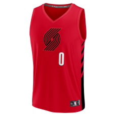 Damian Lillard Portland Trail Blazers Fanatics Fast Break Replica Jersey Red Statement Edition Damian Lillard Portland Trail Blazers Fanatics Fast Break Replica Jersey Red Statement Edition