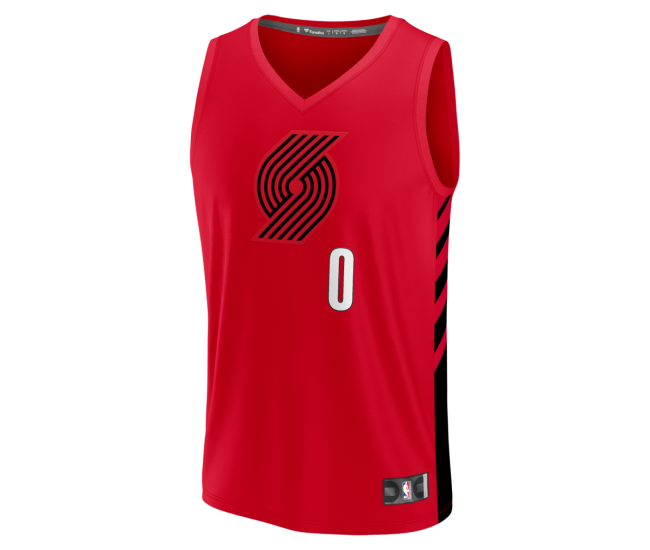 Damian Lillard Portland Trail Blazers Fanatics Fast Break Replica Jersey Red Statement Edition
