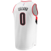 Damian Lillard Portland Trail Blazers Fanatics Fast Break Replica Jersey White Association Edition