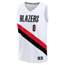 Damian Lillard Portland Trail Blazers Fanatics Fast Break Replica Player Jersey Association Edition White Damian Lillard Portland Trail Blazers Fanatics Fast Break Replica Player Jersey Association Edition White