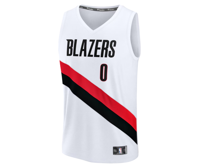 Damian Lillard Portland Trail Blazers Fanatics Fast Break Replica Player Jersey Association Edition White
