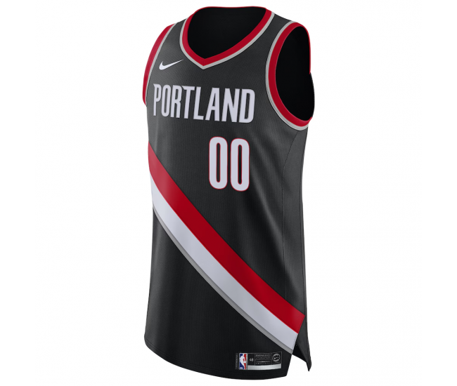 Portland Trail Blazers Nike 2020 21 Authentic Custom Jersey Black Icon Edition