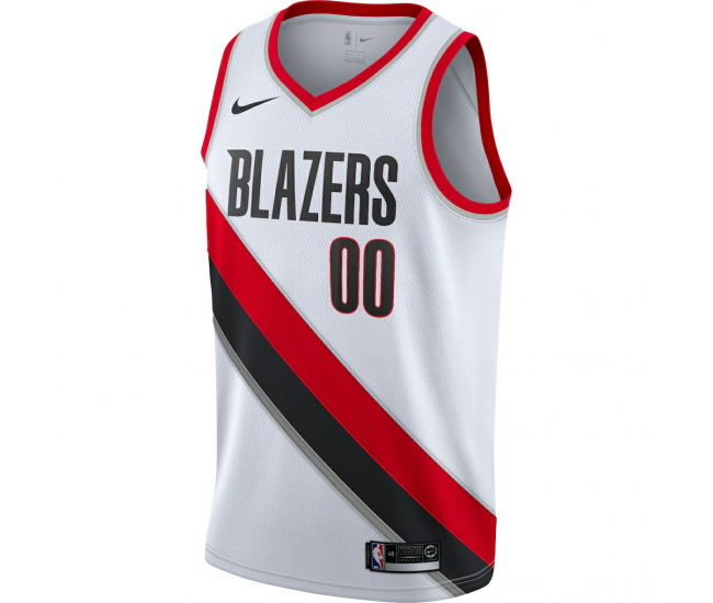 Portland Trail Blazers Nike 2020 21 Swingman Custom Jersey Association Edition White
