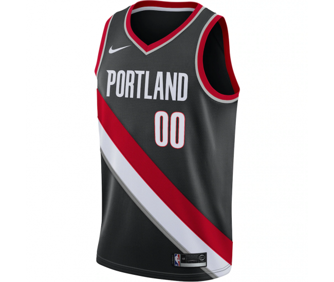 Portland Trail Blazers Nike 2020 21 Swingman Custom Jersey Icon Edition Black