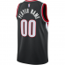 Portland Trail Blazers Nike Swingman Custom Jersey Black Icon Edition