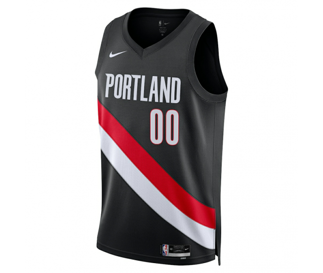 Portland Trail Blazers Nike Unisex Swingman Custom Jersey Icon Edition Black
