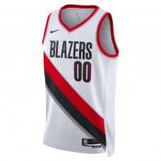 Portland Trail Blazers Nike Unisex Swingman Custom Jersey White Association Edition Portland Trail Blazers Nike Unisex Swingman Custom Jersey White Association Edition