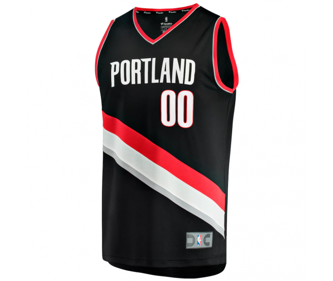 Scoot Henderson Portland Trail Blazers Fanatics Fast Break Replica Jersey Icon Edition Black