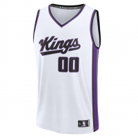 Sacramento Kings Fanatics Fast Break Custom Jersey Association Edition White
