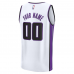 Sacramento Kings Fanatics Fast Break Custom Jersey Association Edition White