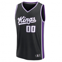 Sacramento Kings Fanatics Fast Break Custom Jersey Icon Edition Black
