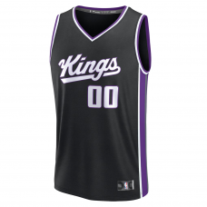 Sacramento Kings Fanatics Fast Break Custom Jersey Icon Edition Black