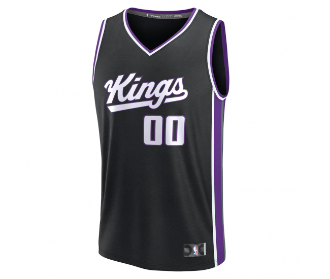 Sacramento Kings Fanatics Fast Break Custom Jersey Icon Edition Black