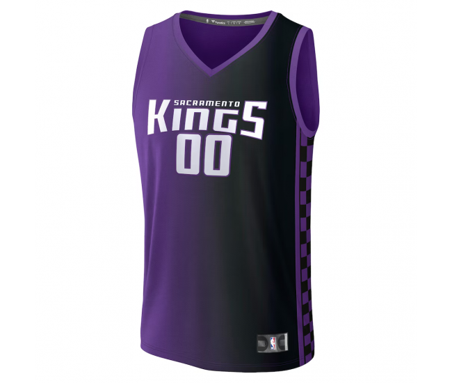 Sacramento Kings Fanatics Fast Break Custom Jersey Statement Edition Purple