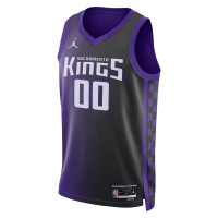 Sacramento Kings Jordan Brand Unisex Swingman Custom Jersey Statement Edition Purple