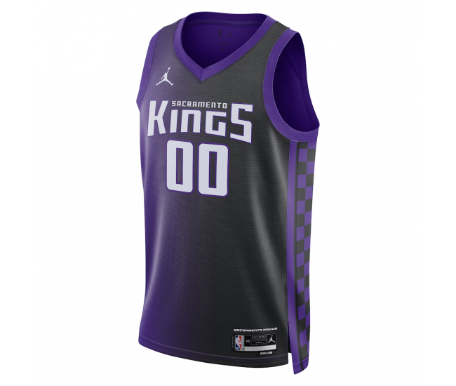 Sacramento Kings Jordan Brand Unisex Swingman Custom Jersey Statement Edition Purple