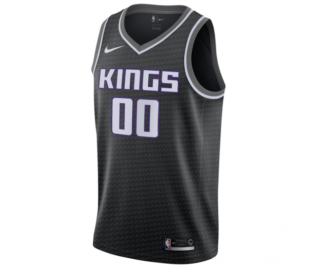 Sacramento Kings Nike Swingman Custom Jersey Black Statement Edition