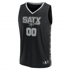 San Antonio Spurs Fanatics Fast Break Custom Replica Jersey Black Statement Edition San Antonio Spurs Fanatics Fast Break Custom Replica Jersey Black Statement Edition