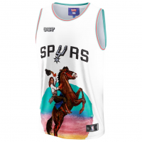 San Antonio Spurs NBA & KidSuper Studios by Fanatics Unisex Hometown Jersey White