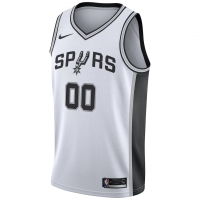 San Antonio Spurs Nike 2020 21 Swingman Custom Jersey Association Edition White