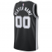 San Antonio Spurs Nike Swingman Custom Jersey Black Icon Edition