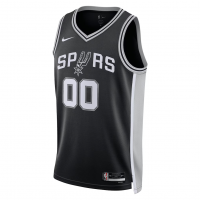 San Antonio Spurs Nike Unisex Swingman Custom Jersey Black Icon Edition