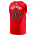 Toronto Raptors Fanatics Fast Break Replica Custom Jersey Icon Edition Red