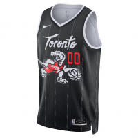 Toronto Raptors Nike Unisex 2025 26 City Edition Swingman Custom Jersey Black
