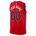 Toronto Raptors Nike Unisex Swingman Custom Jersey Red Icon Edition