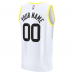 Utah Jazz Fanatics Fast Break Custom Replica Jersey Association Edition White