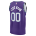 Utah Jazz Fanatics Fast Break Replica Custom Jersey Purple Icon Edition