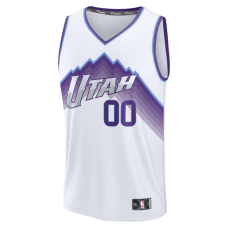Utah Jazz Fanatics Fast Break Replica Custom Jersey White Association Edition Utah Jazz Fanatics Fast Break Replica Custom Jersey White Association Edition