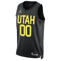 Utah Jazz Jordan Brand Unisex 2022 23 Swingman Custom Jersey Statement Edition Black