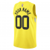 Utah Jazz Nike Unisex Swingman Custom Jersey Gold Icon Edition