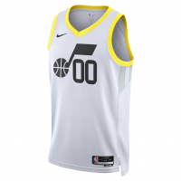 Utah Jazz Nike Unisex Swingman Custom Jersey White Association Edition