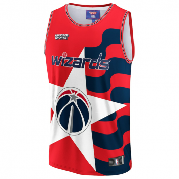 Washington Wizards NBA & KidSuper Studios by Fanatics Unisex Hometown Jersey Red