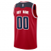 Washington Wizards Nike Swingman Custom Jersey Red Icon Edition